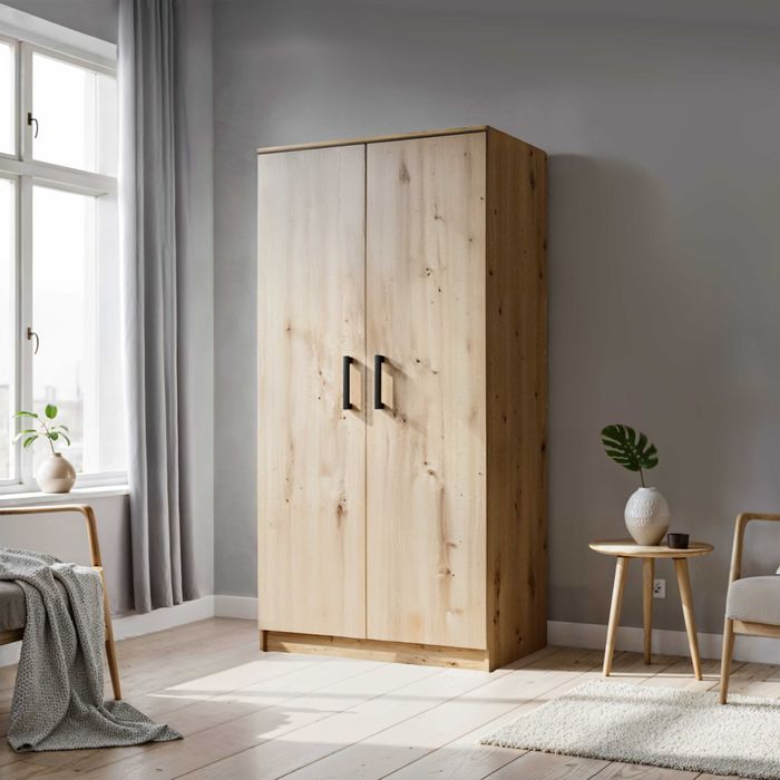 TANIA Szafa 90 cm biała/kaszmir/czarny/artisan/szary SZYBKA WYSYŁKA