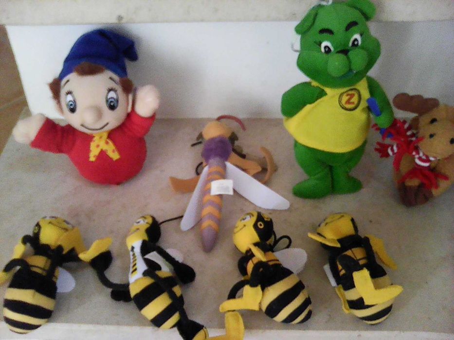 Peluches e Bonecos banda desenhada vários animais