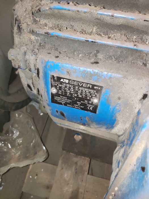 Електродвигун вживані: 55 кВт та 18 кВт