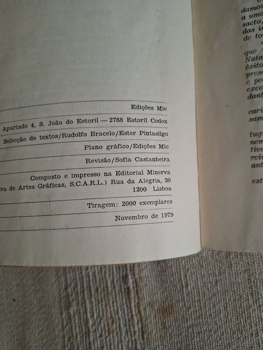 O Inverno na Poesia Portuguesa antologia MIC