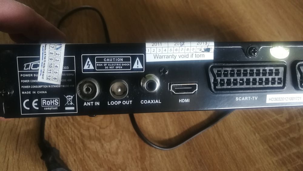 Dekoder DVB-T z pilotem i hdmi