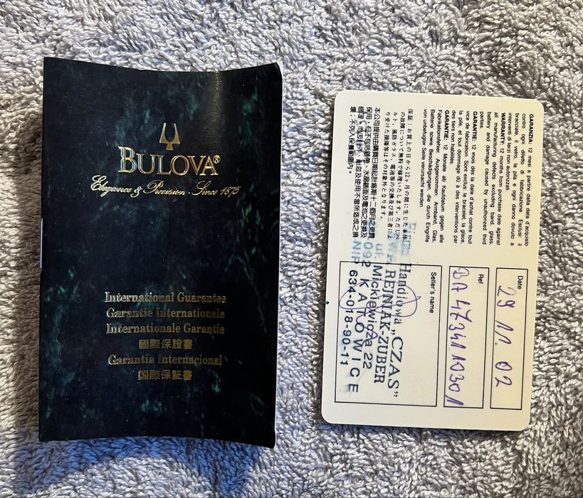 Zegarek Bulowa - skrocona referencja 47341