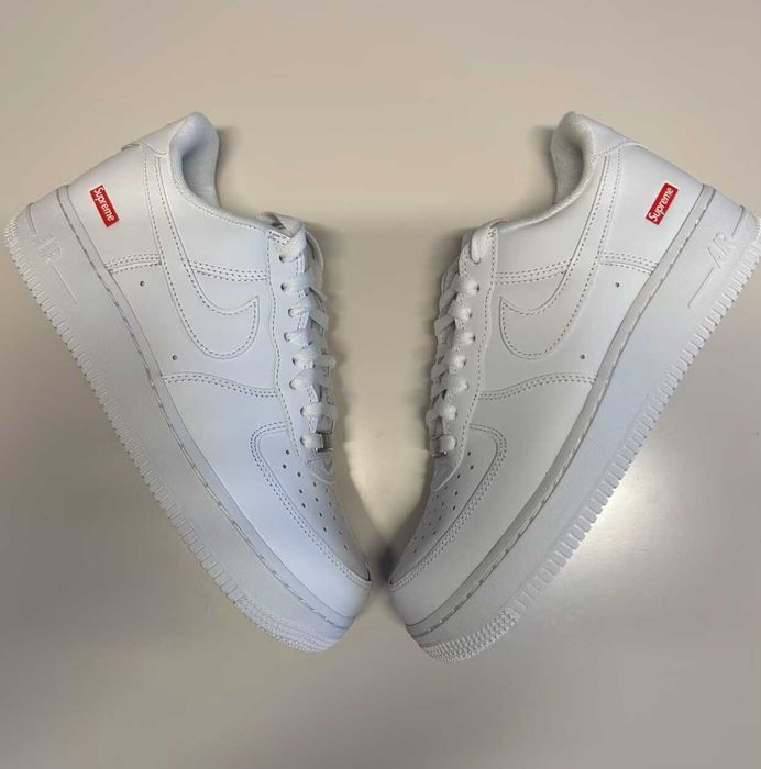 Buty Nike Air Force 1 Low Supreme Białe R.42