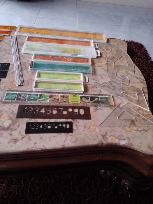 Colecção de réguas