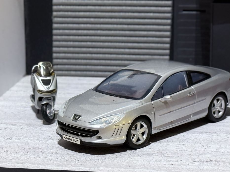 Peugeot 407 coupe Norev dealer edition 1:18 [Rarytas]