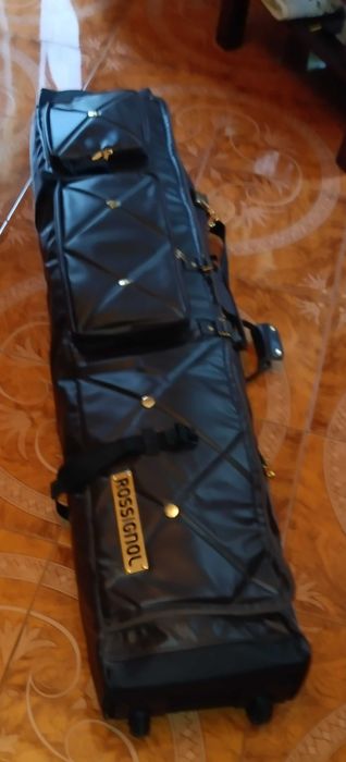 Кофр ROSSIGNOL кожаный для лыж/сноубордов на колесах