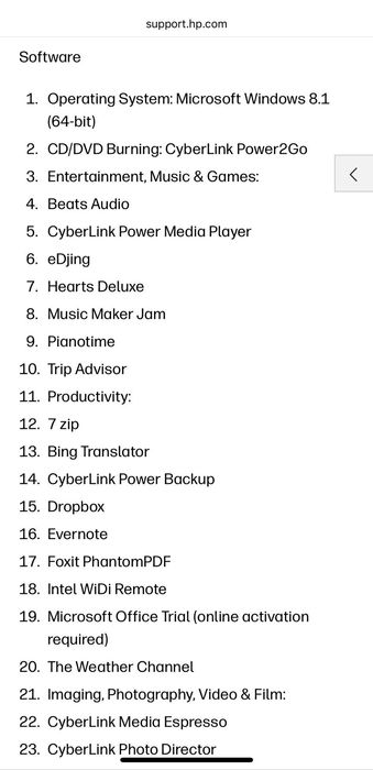 Computador HP Envy Beats Audio all in one