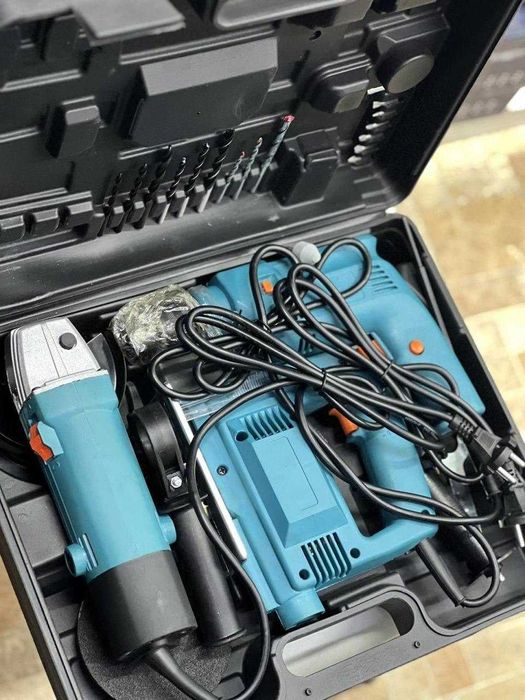 ‼️Набор электроинструментов Makita 3в1 Дрель Лобзик Болгарка Макита