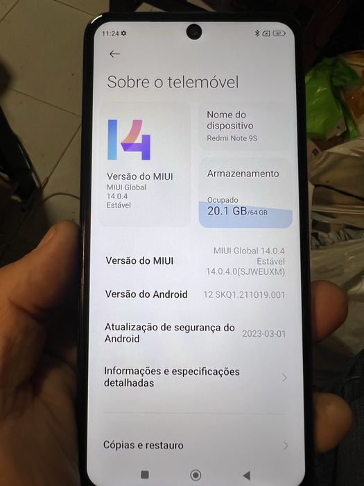 Xiaomi tedmi note 9 pro