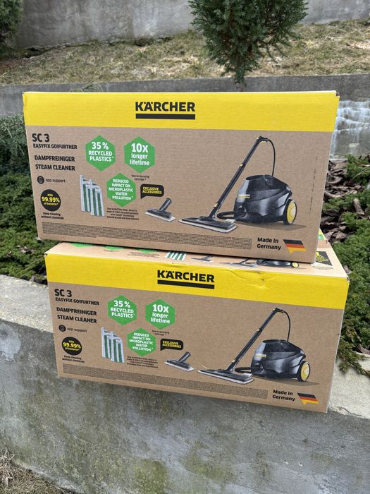 Пароочисник 2026 karcher sc3 easyfix go з Німеччини пароочиститель