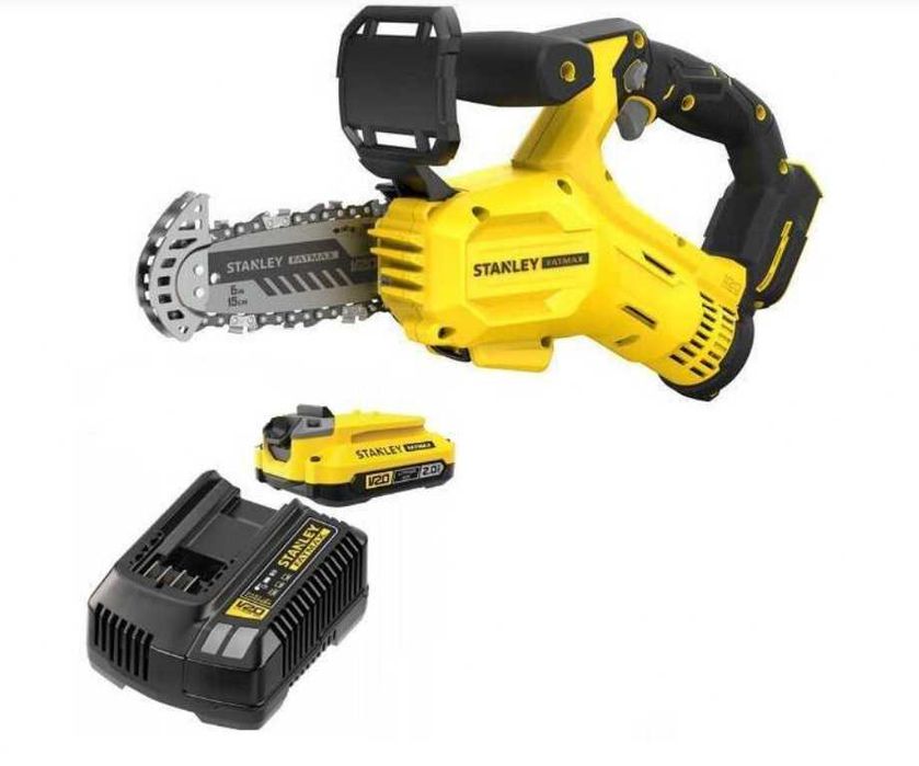 Akumulatorowa mini piła łańcuchowa 18V STANLEY FATMAX V20 SFMCPS415D1