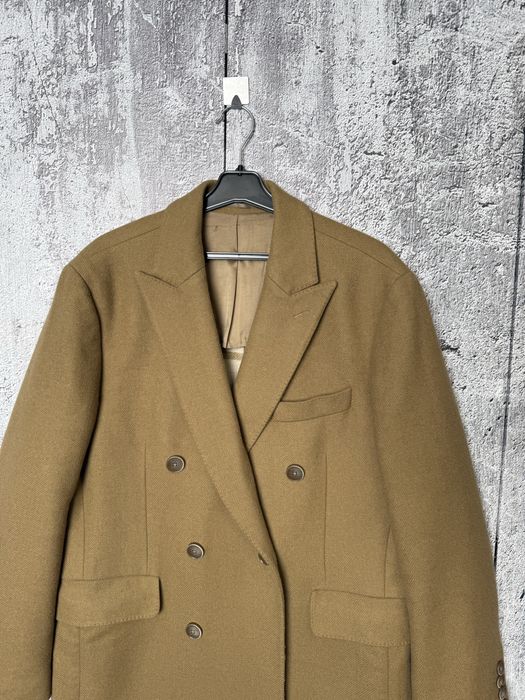 (Розмір 40R / 50R) Пальто Hackett London верблюжого кольору вовняне