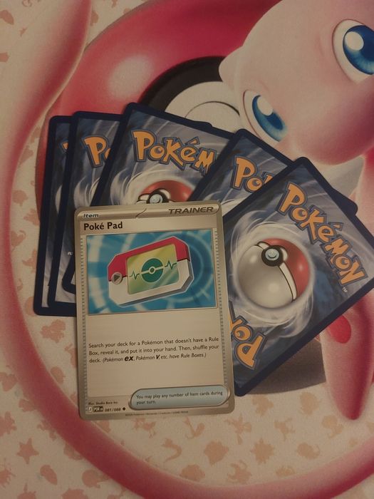 6szt kart item Poke Pad Pokemon tcg