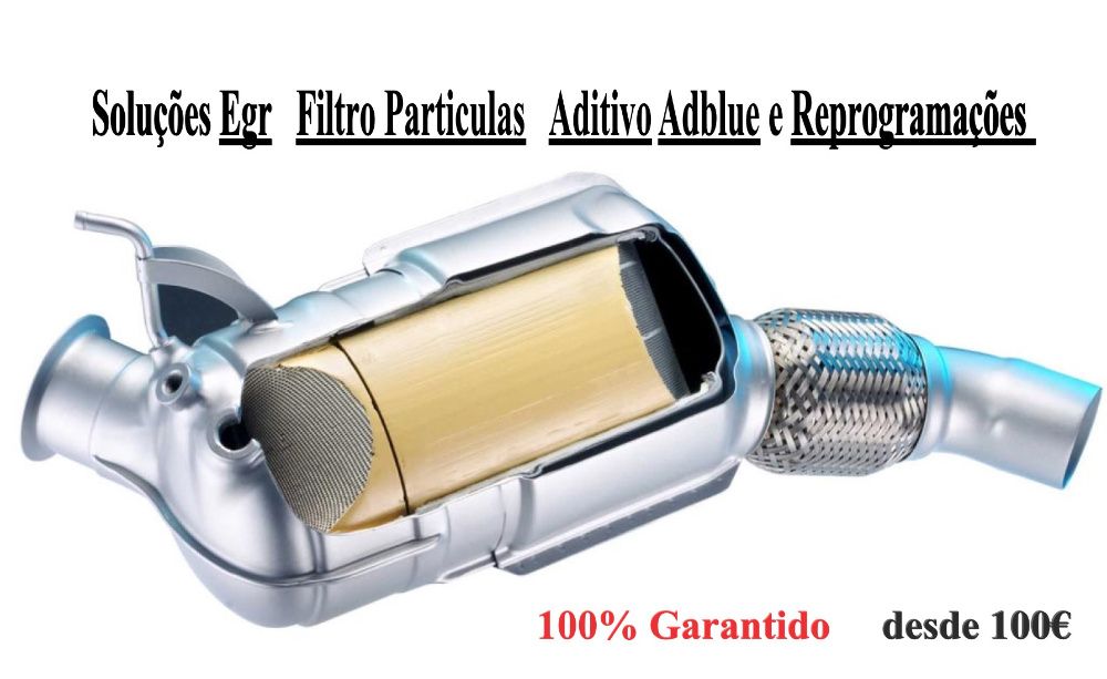 Soluções Filtro Partículas EGR Reprogramações 100% Garantido