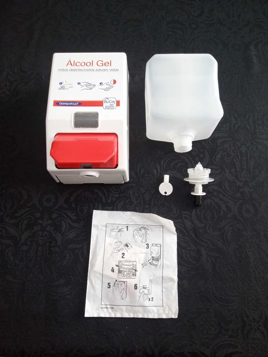 Dispensador manual de álcool gel/sabonete líquido (novo)