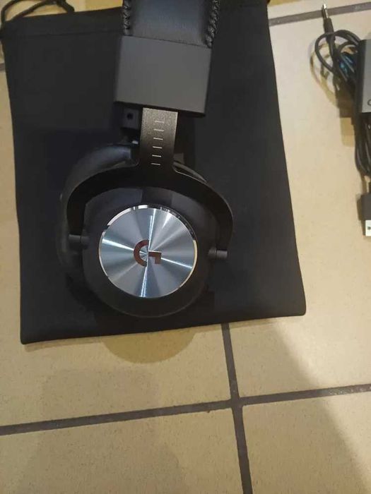 (3956/25) Słuchawki przewodowe Logitech G Pro X Nowe!!