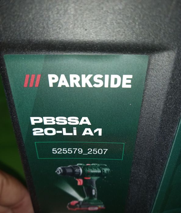 Aparafusadora parkside nova