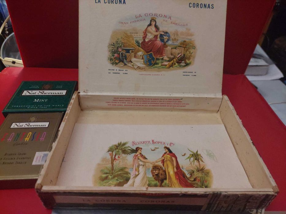 Винтажная Коробка La Corona Havana Дерево