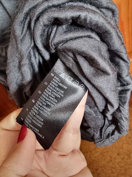 Top cinzento H&M 100% viscose, tamanho XS
