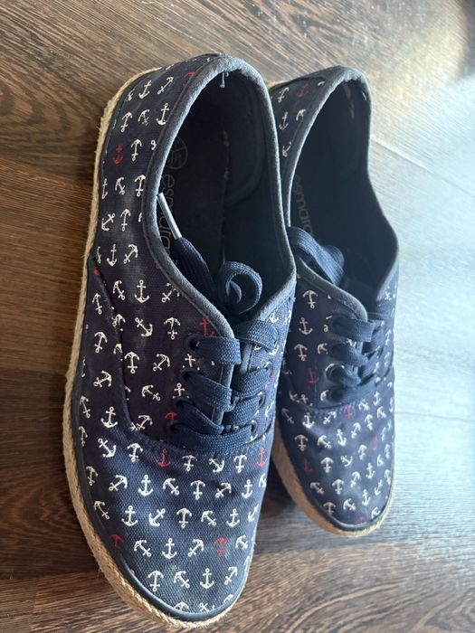 Buty - trampki z elementem espadryli - letni cud! 41