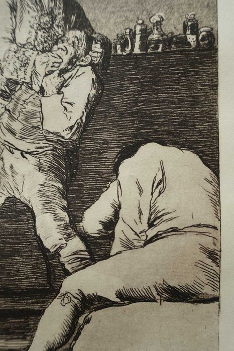 Gravura "Al Conte Palatino", Francisco de Goya