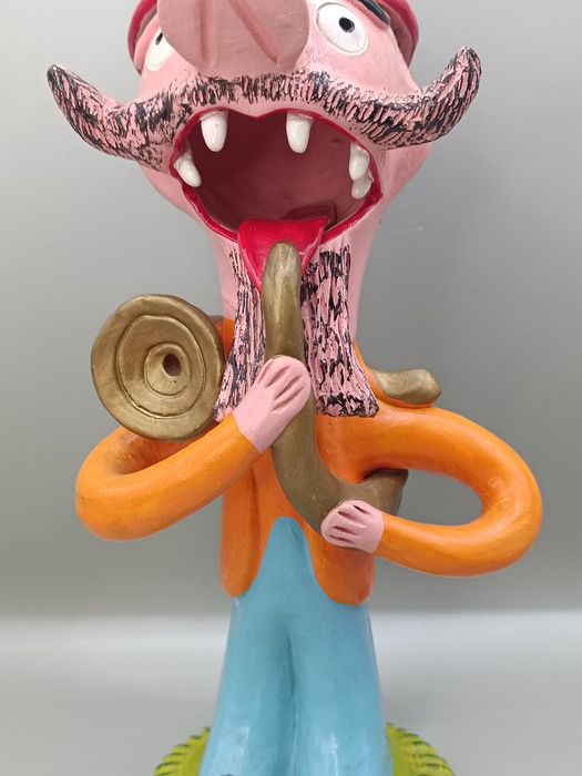 Músico apito Rosa Cota