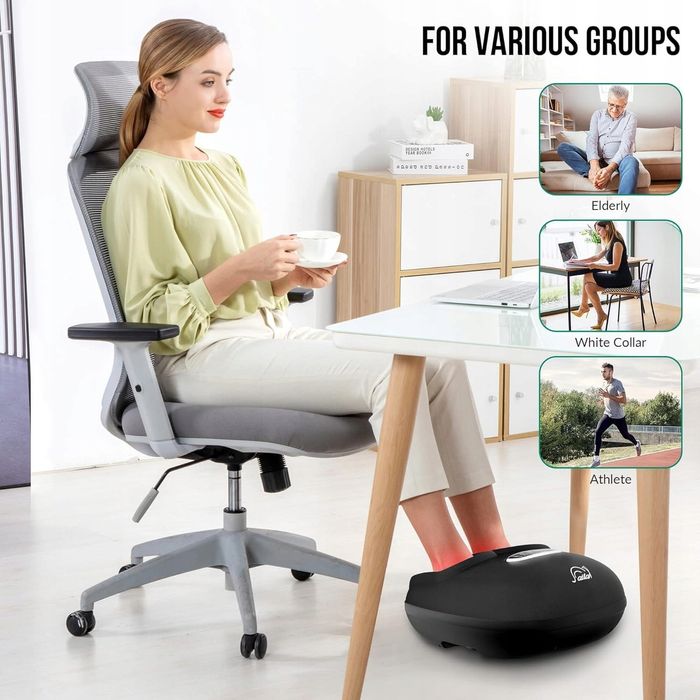 Масажер для ніг шиацу Snailax з підігрівом Массажер для ног