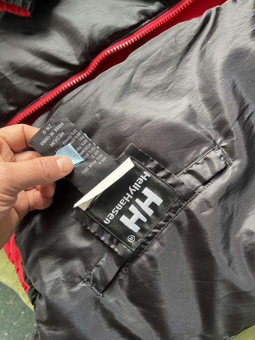 Dwustronna męska zimowa puchowa kurtka Helly Hansen rozmiar L