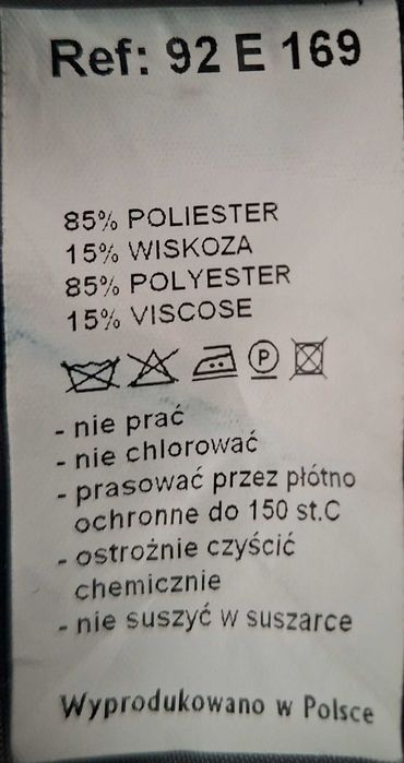 Płaszcz damski flauszowy ocieplany rozm 38