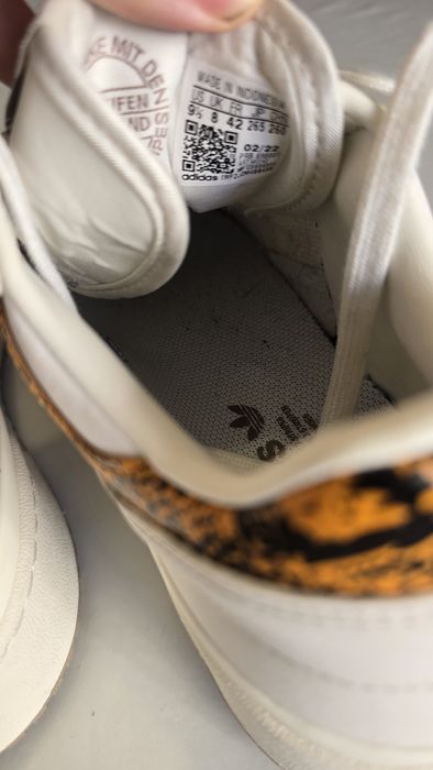 Ténis adidas fórum bold brancos 42 cobra usados uma vez sapatilhas