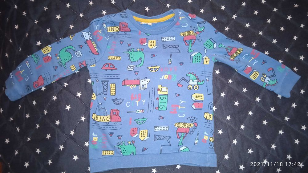 Bluza dziecięca 98 Dino smok Pepco ciepła Łódź