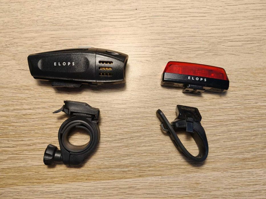 ELOPS Luzes LED de Bicicleta Frente e Trás ST 920 USB (Conjunto)