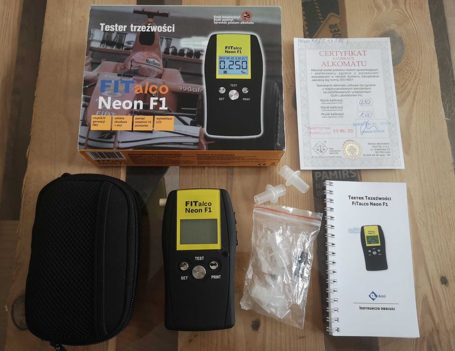 Alkomat Fitalco Neon F1 jak nowy