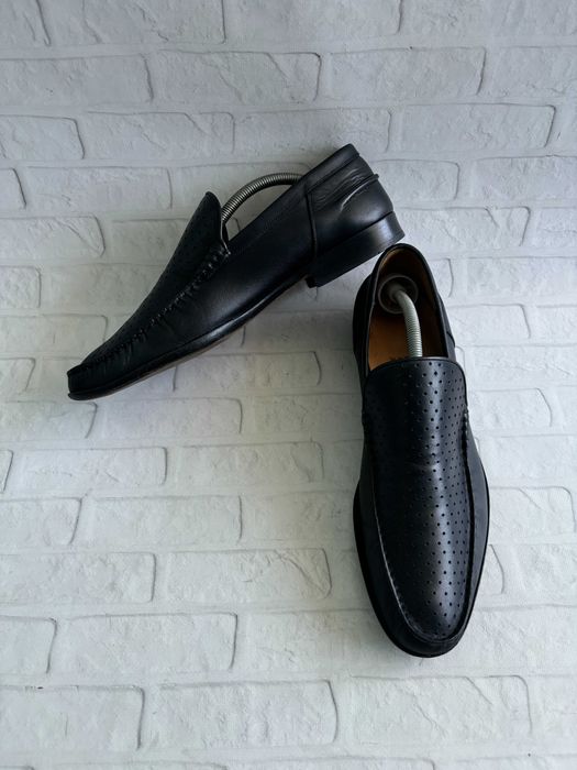 Чоловічі Шкіряні Мокасини Bally Баллі 43 Розмір Туфлі Сліпони Оригінал