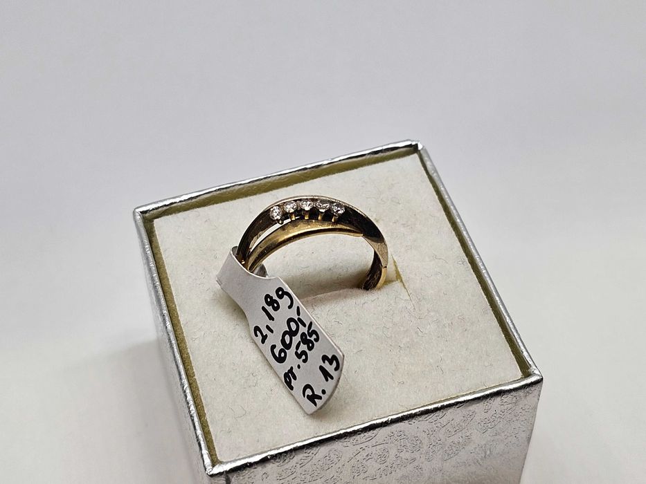 Pierścionek Złoty 2,18g R13 P585 * Komis Madej Gorlice