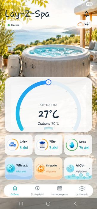 Moduł WiFi Bestway Lay-Z-Spa – sterowanie jacuzzi z telefonu aplikacją