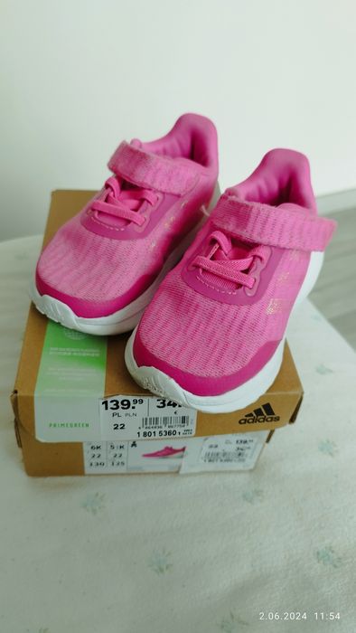 Adidasy dla księżniczki rozmiar 22