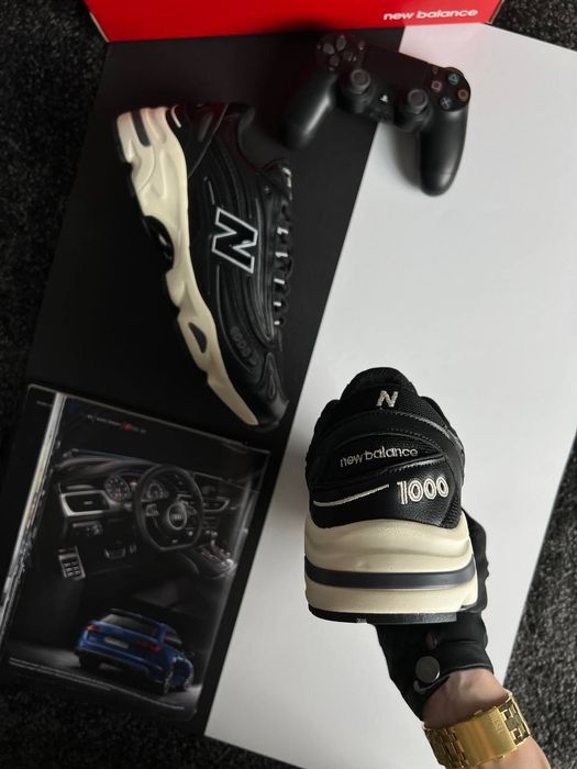 Кросівки Кроссовки New Balance 1000 Black White Чорний Чёрный Кросовки демісезон