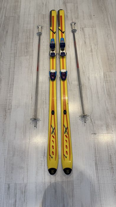 Narty SALOMON X-Free 600  wiązania Salomon kijki  190 cm