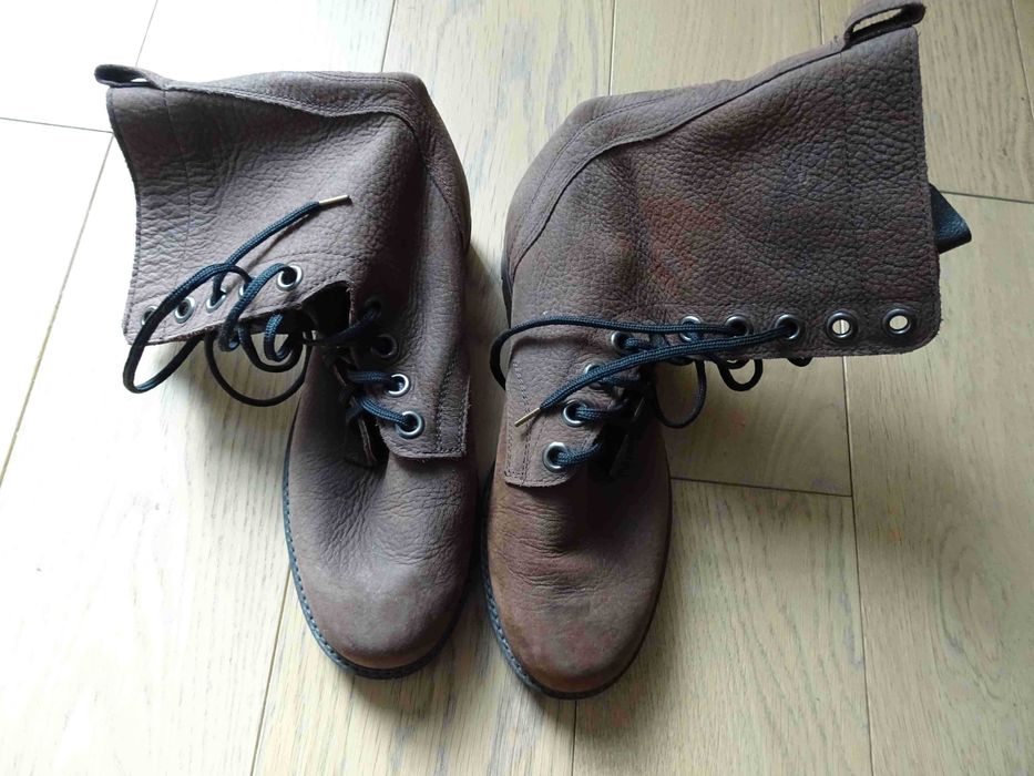 Buty skórzane brązowe damskie rozm. 38 NOWE