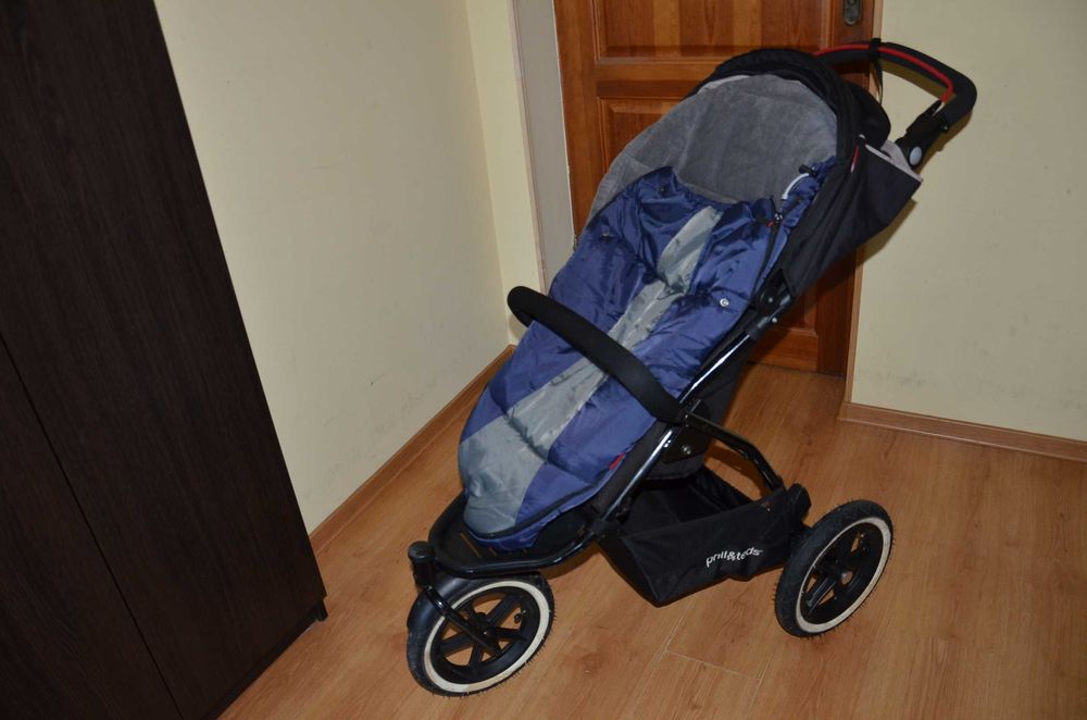 Śpiworek do WÓZKA gondoli spacerówki trójkołowca CIEPŁY nowy Phil Teds