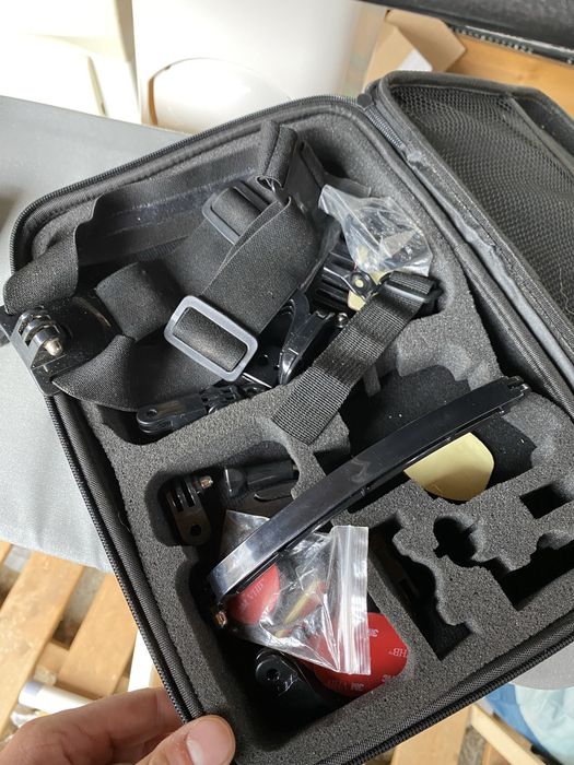 Gopro Hero 7 Black + adapter do mikrofonu + dużo dodatków