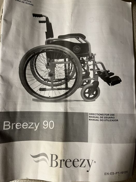 Cadeira de rodas dobrável BREEZY 90