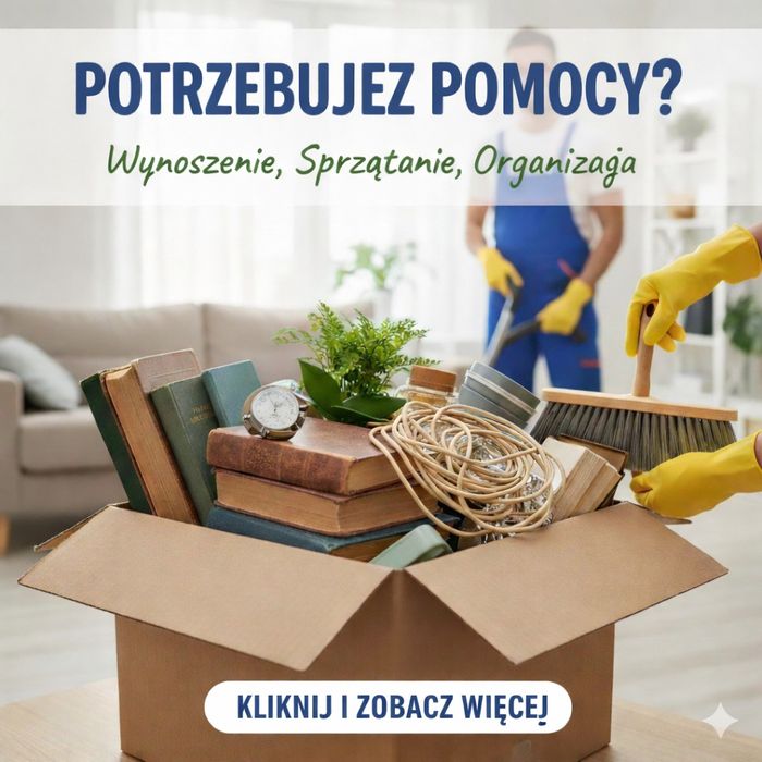 Opróżnianie mieszkań i domów – wynoszenie mebli i rzeczy.