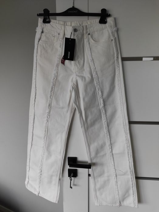 Wyprzedaż z 269 Nowe Weekday jeansy L  wysoki stan 29/34