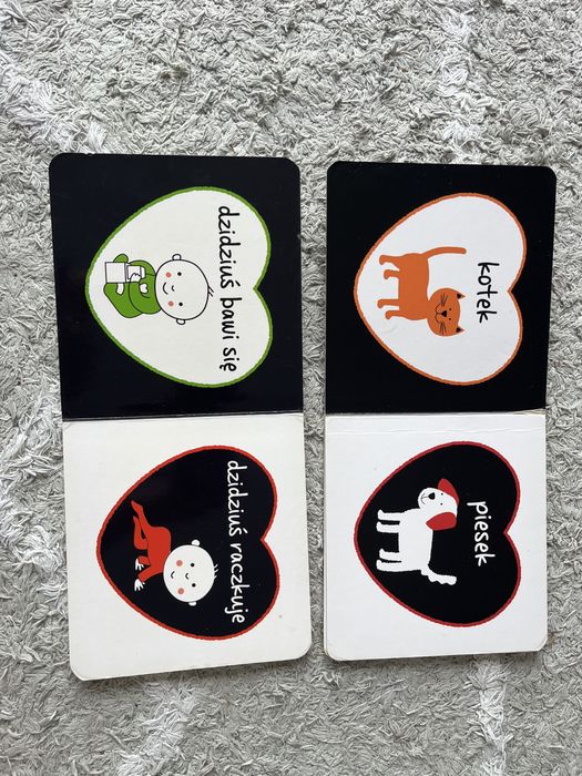 Książeczki kontrastowe 6+