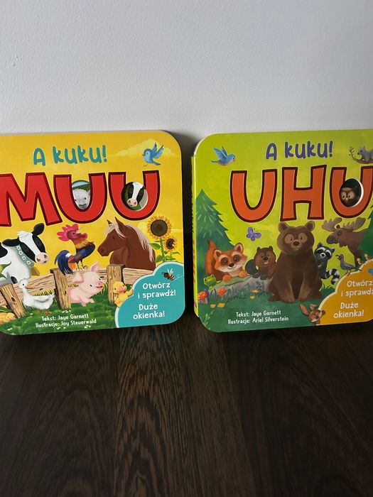 A kuku MUU UHU książka z okienkami zestaw 2