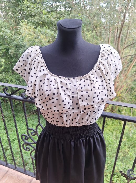 Sukienka letnia w groszki rozmiar M 38