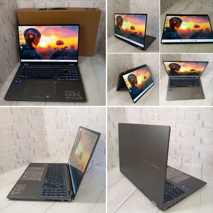Ноутбук ультрабук трасформер Asus VivoBook 16 Flip TP3607SA Ultra 7 256V 8 ядер