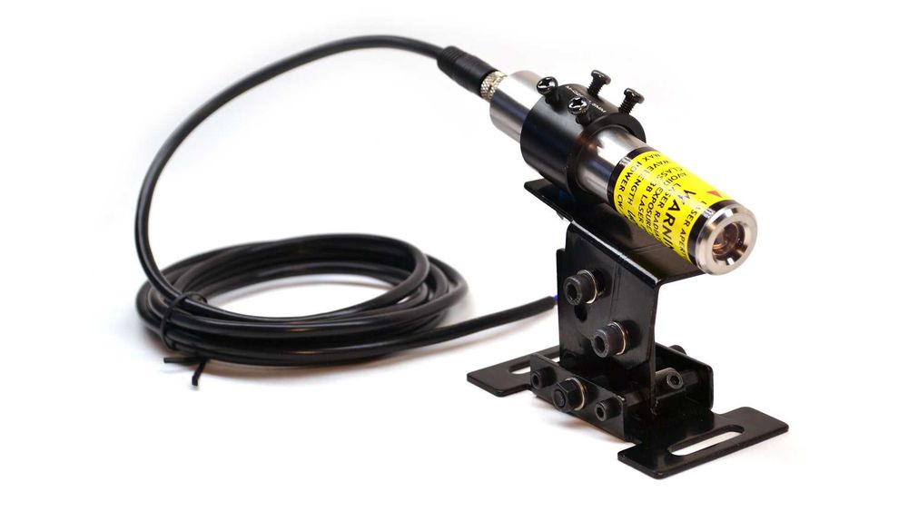 Laser liniowy czerwony 100mW 638nm LAMBDAWAVE - piła do drewna, trak